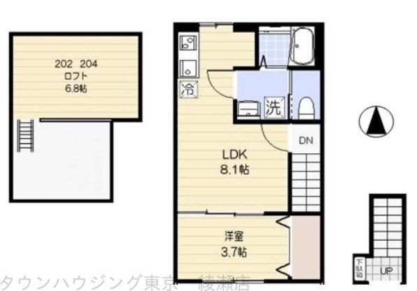 スターク亀有の物件間取画像